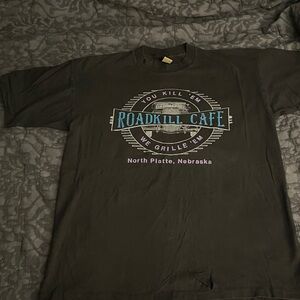 Men’s Roadkill Cafe T-Shirt Black Size XL